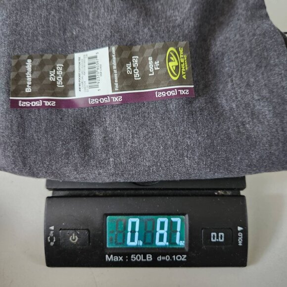 Athletic Works Mens 2XL Tee Breathable Loose Fit Charcoal Grey Heather NWT - Picture 7 of 7